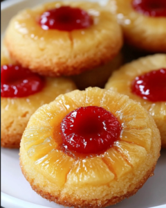 Delicious Pineapple Upside Down Sugar Cookies
