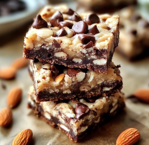 Almond Joy Magic Cookie Bars