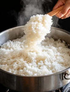 Perfect Fluffy Rice homamede recipe