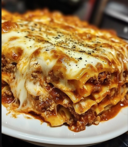 Classic Cheesy Beef Lasagna
