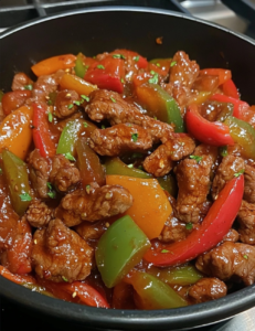 Savory Stir-Fried Beef with Bell Peppers