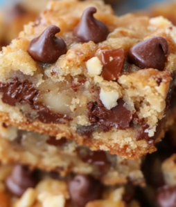 Coconut Toffee Chocolate Chip Cookie Bars