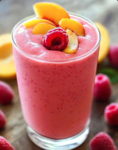 Peachy Raspberry Smoothie Recipe