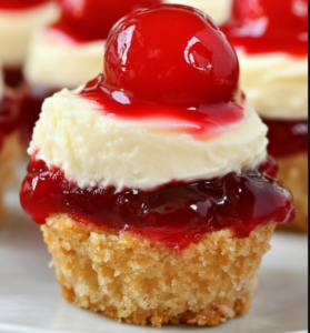 Mini Cherry Cheesecakes