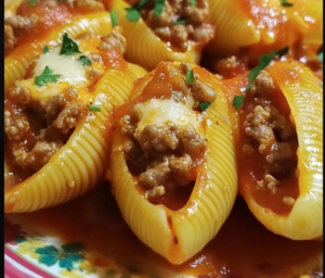 Best Stuffed Shells with Ground Beef