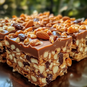 No-Bake Homemade Crunch Bars
