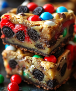 Oreo Cookie Holiday Bars