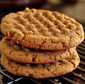 Air Fryer Peanut Butter Cookies   –