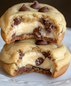 🍰 Cheesecake Stuffed Chocolate Chip Cookies