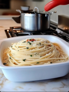 Spaghetti Aglio, Olio e Peperoncino recipe