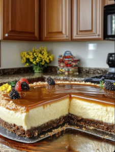 Creamy Caramel Cheesecake