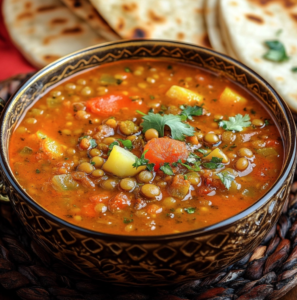 Harira: Moroccan Lentil Soup