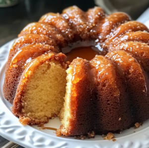 Golden Rum Cake