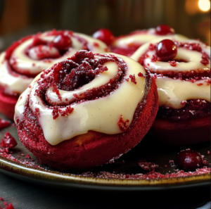 Red Velvet Cinnamon Rolls