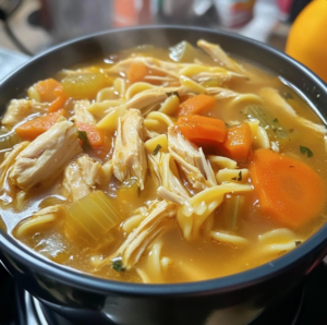 homemade chicken noodle soup!