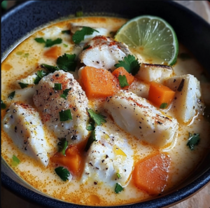 Coconut Lime Fish Soup