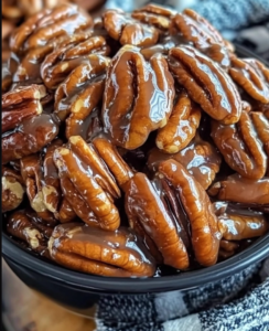 Slow Cooker Candied Pecans