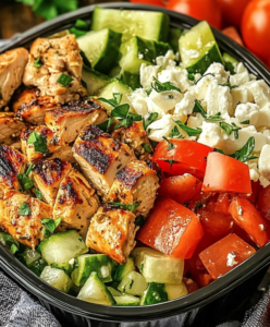 Healthy Greek Chicken Bowls