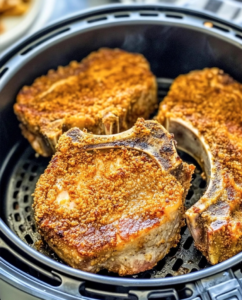 air fryer pork chops in under 15 minutes