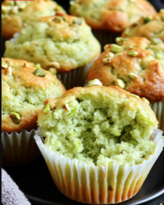 These Pistachio Muffins taste