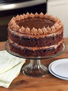 The German Chocolate cake