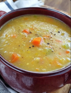 Lentil Vegetable Soup.