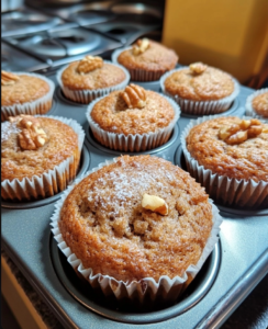 .Cinnamon Walnut Muffins