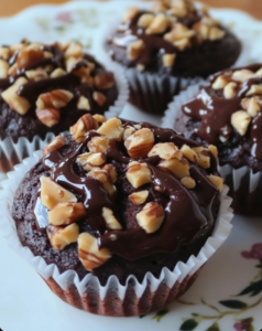 Chocolate Walnut Muffins