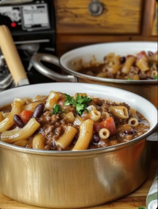 Chili Macaroni au Bœuf