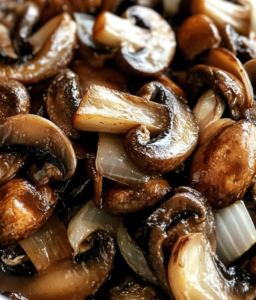 Golden Sautéed Mushrooms and Onions