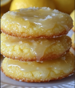Delicate Lemon Glaze Cookies