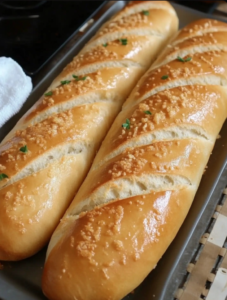 Golden Crusted French Baguettes
