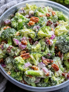 One bowl broccoli salad