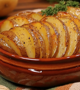 SLICED BAKED POTATOES
