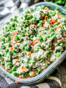 CREAMY PEA SALAD