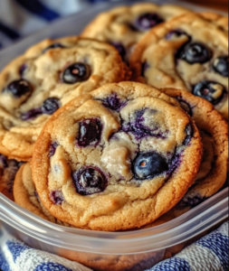 Soft and Chewy Blueberry Cookies
