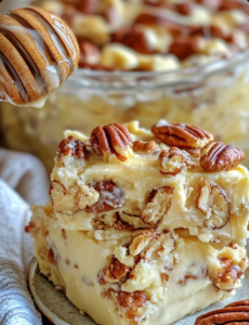 Honey Pecan Fudge Squares