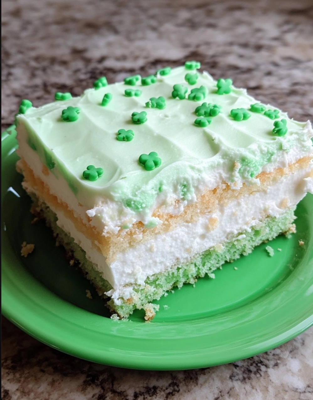 Patrick's Day Poke Cake!