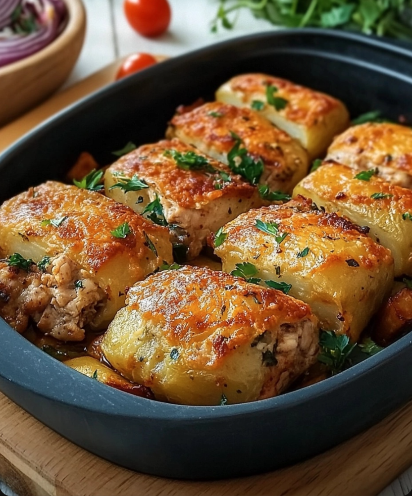 Potatoes and Chicken Meat Dinner Recipe
