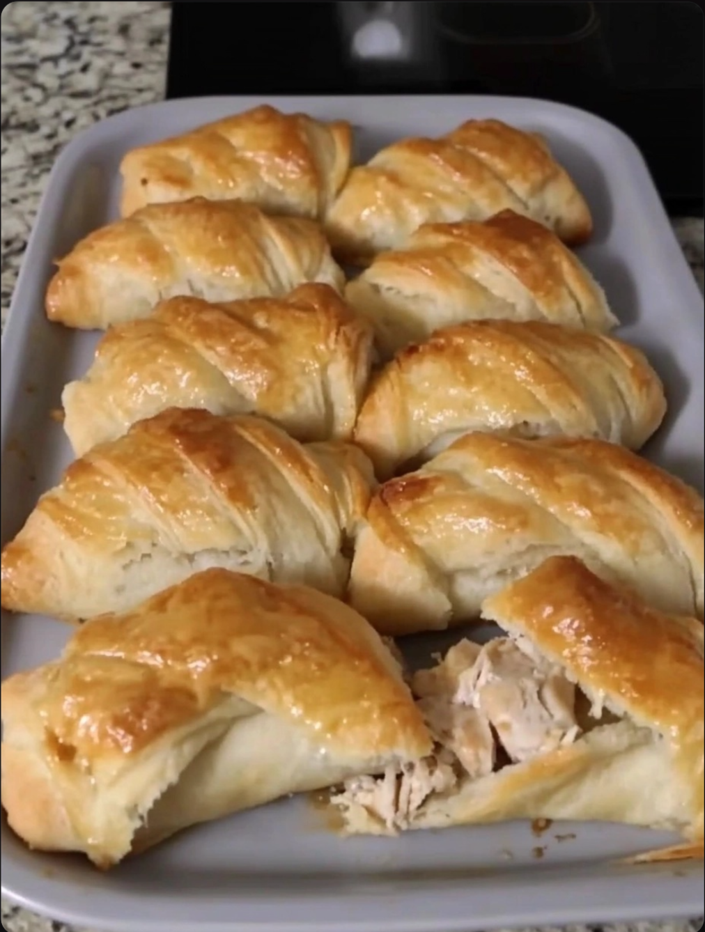 Baked Chicken Stuffed Crescent Rolls 🍗🥐