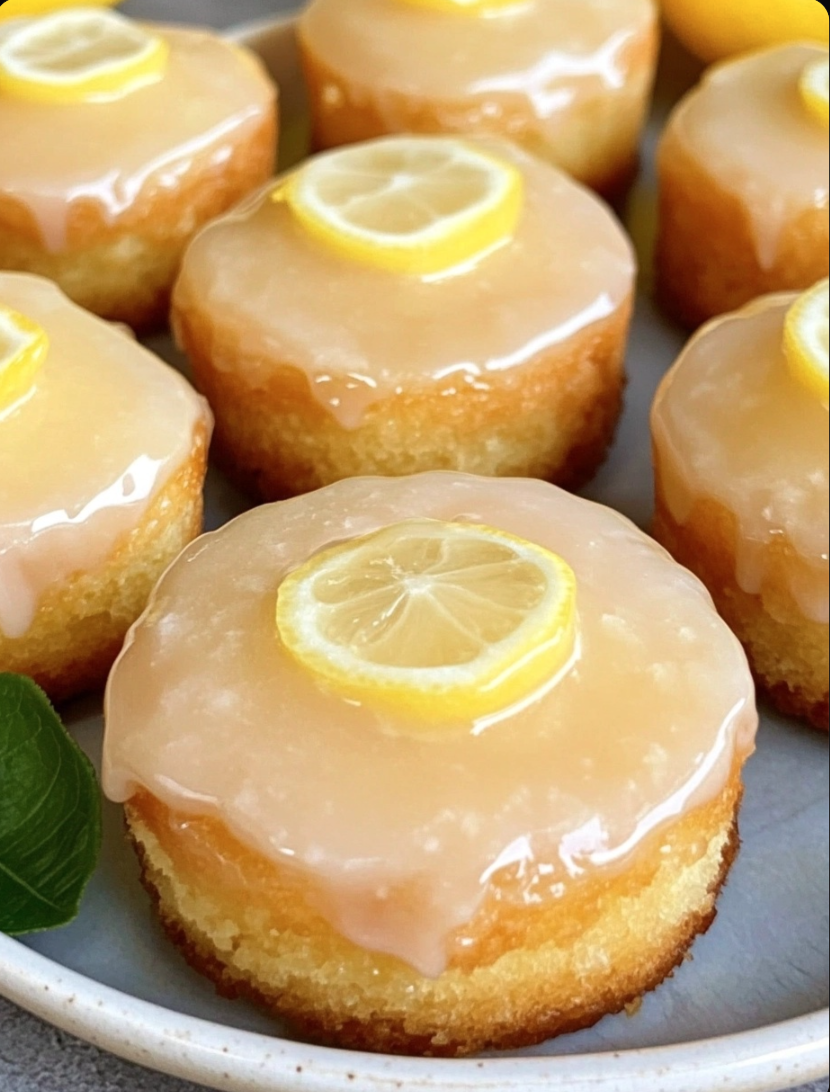 Mini Lemon Glazed Cakes