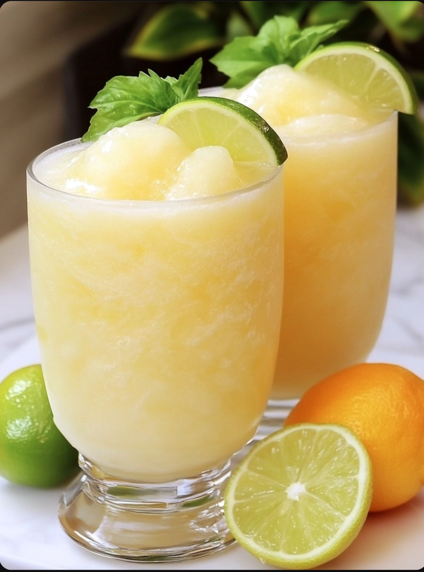 Lemon Lime Slushie! 🍋🍈❄️