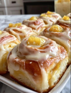 Soft and Fluffy Lemon Rolls with Lemon Curd and Lemon Cream Cheese Frosting