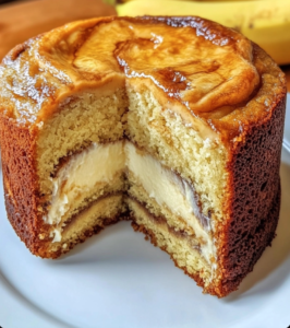 Cream Cheese Banana Cake
