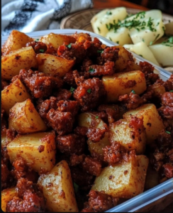 Papas Con Chorizo