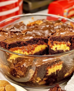 Reese’s Stuffed Brownies!