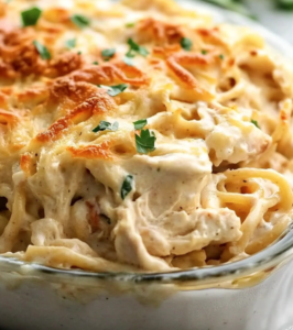Creamy Chicken Tetrazzini