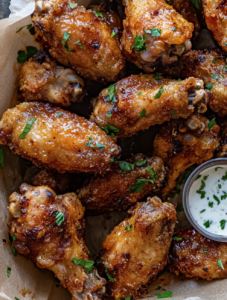 Buffalo Honey Mustard Chicken Wings