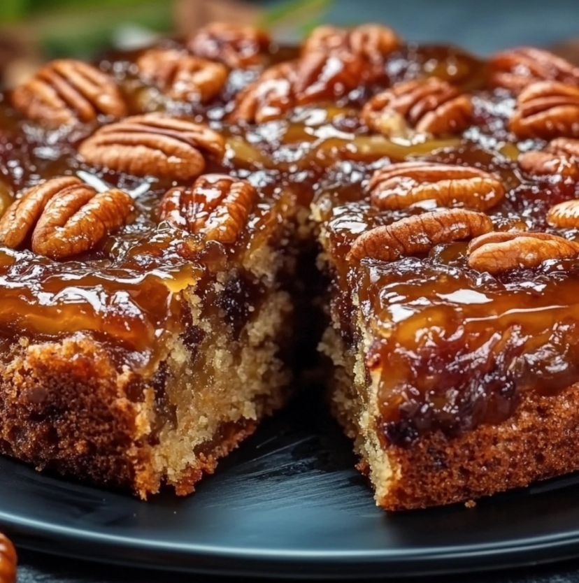 Pecan Upside Down Cake