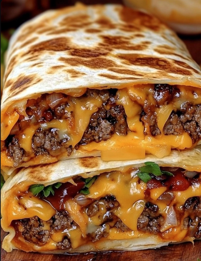 this Cheeseburger Crunch Wrap